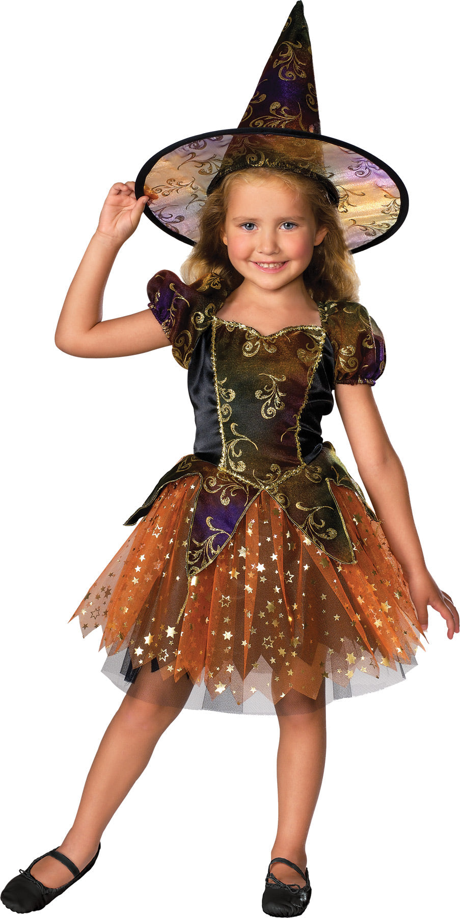 Girl's Elegant Witch Costume Girls Halloween Costumes - Tophatter Daily Deals