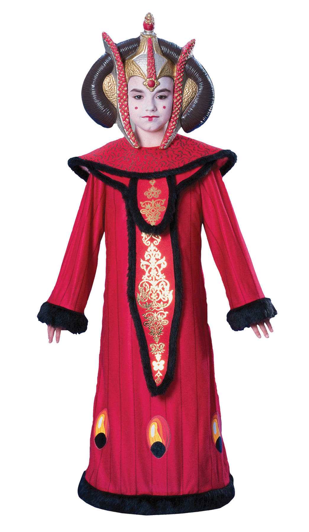 Girl's Deluxe Queen Amidala Costume - Star Wars Classic Girls Halloween Costumes - Tophatter Daily Deals