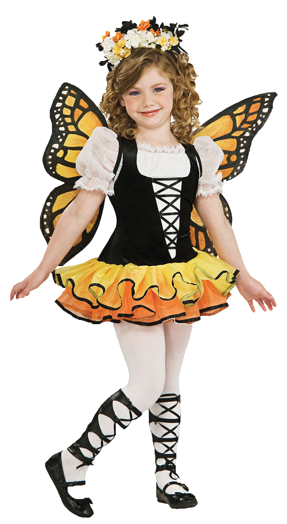 Girl's Monarch Butterfly Costume Girls Halloween Costumes - Tophatter Daily Deals