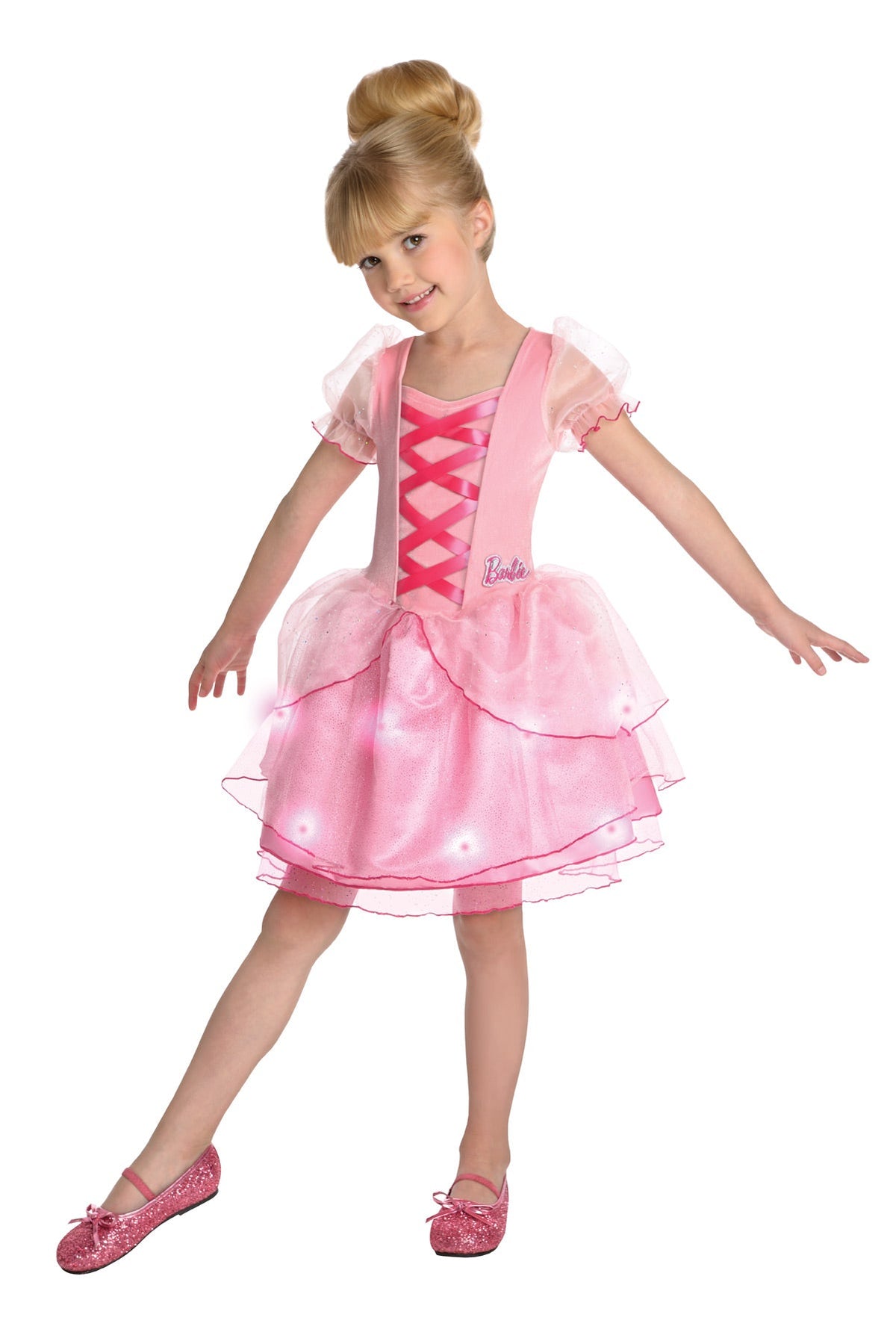 Girl's Light-Up Ballerina Barbie Costume Girls Halloween Costumes - Tophatter Daily Deals