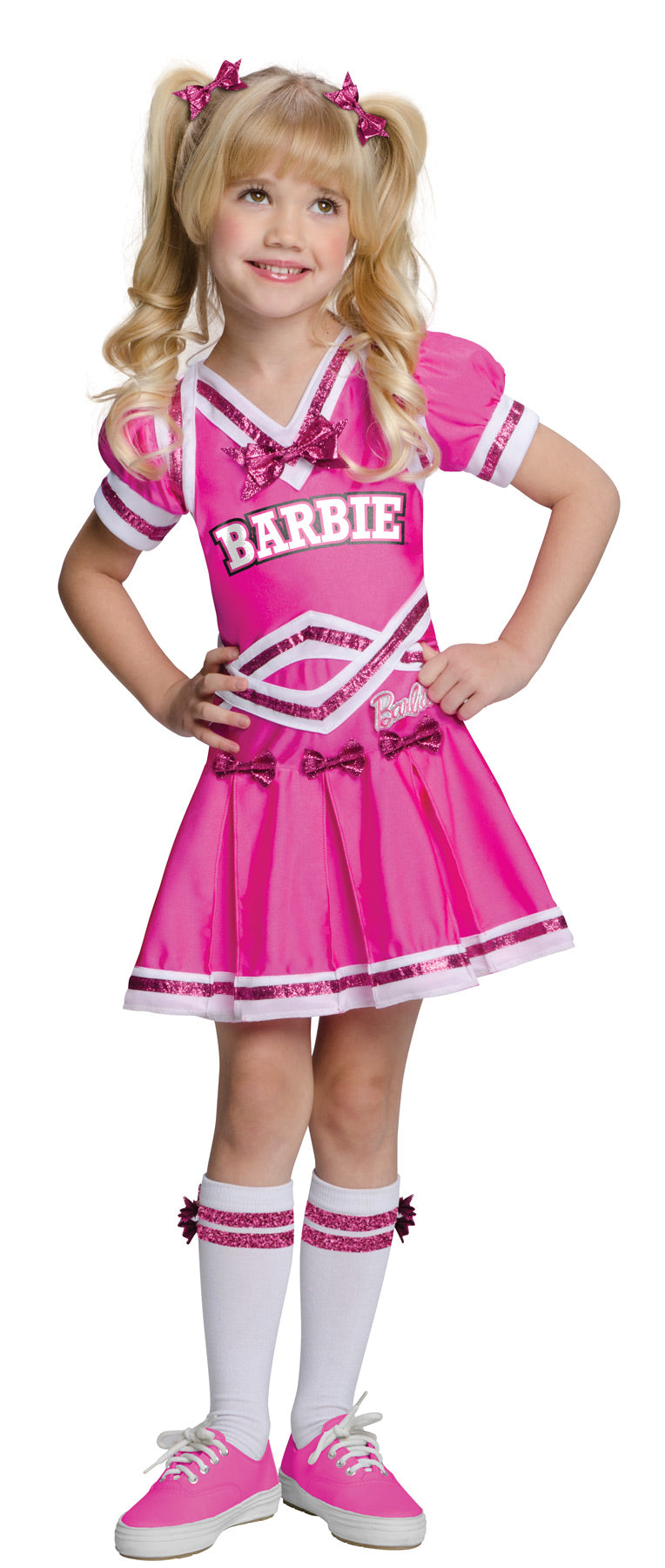 Girl's Cheerleader Barbie Costume Girls Halloween Costumes - Tophatter Daily Deals