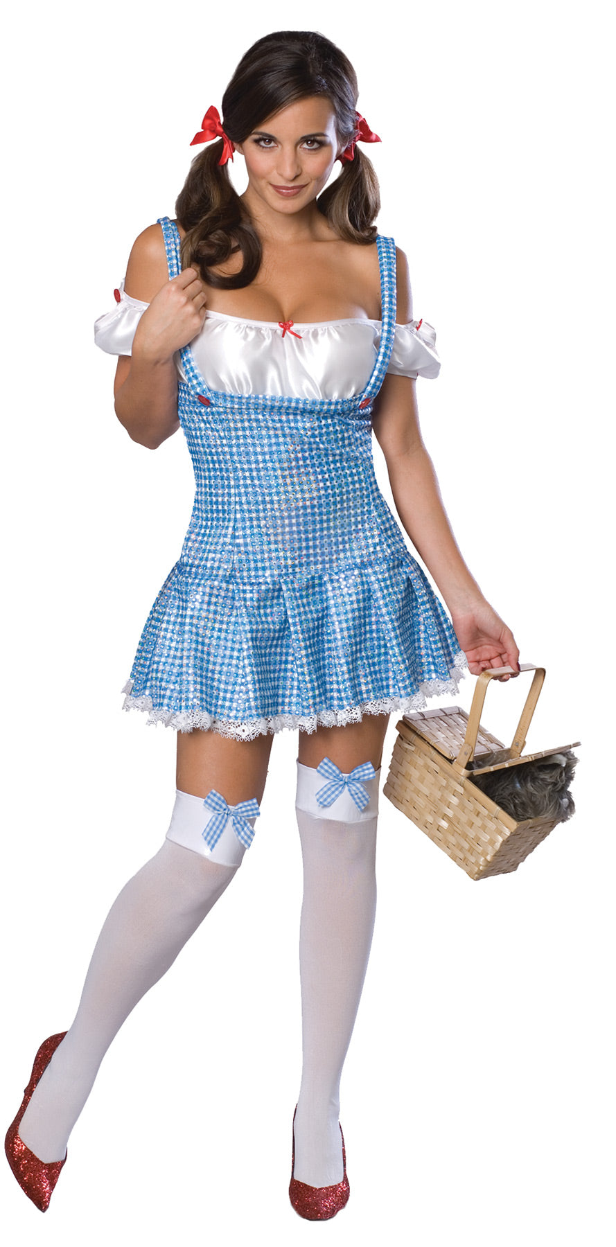 Women's Flirty Dorothy Costume - Wizard of Oz Womens Halloween Costumes - Tophatter Daily Deals