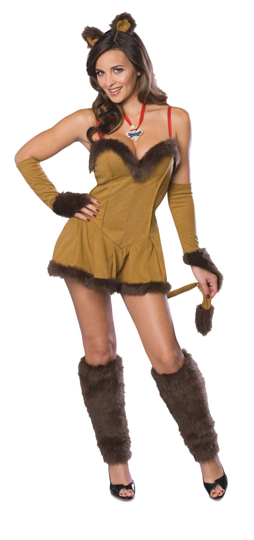 Women's Cowardly Lioness Flirty Costume - Wizard of Oz Womens Halloween Costumes - Tophatter Daily Deals