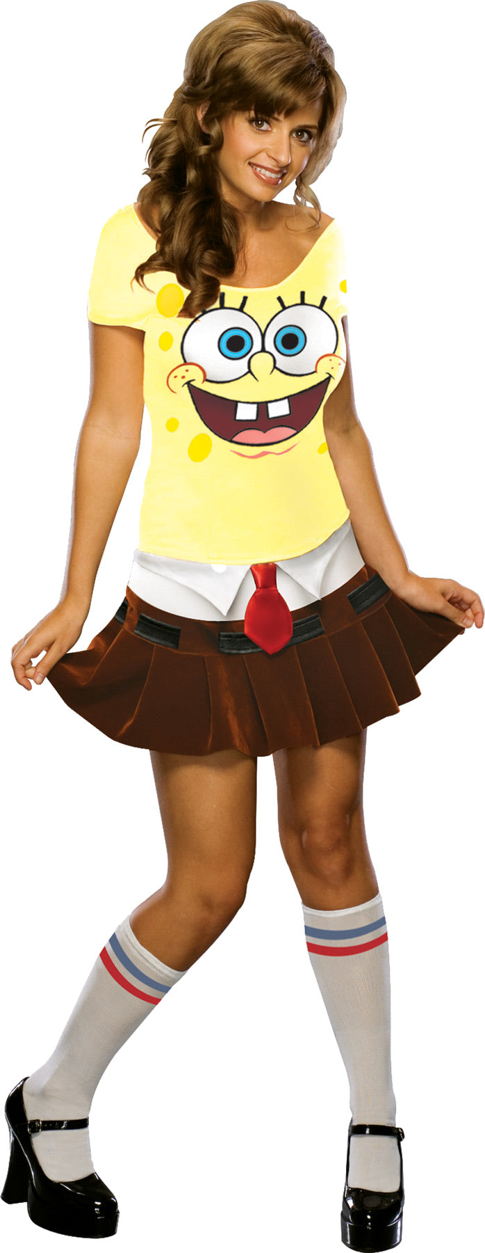 Women's Sponge Babe Costume - Spongebob Squareparts Womens Halloween Costumes - Tophatter Daily Deals