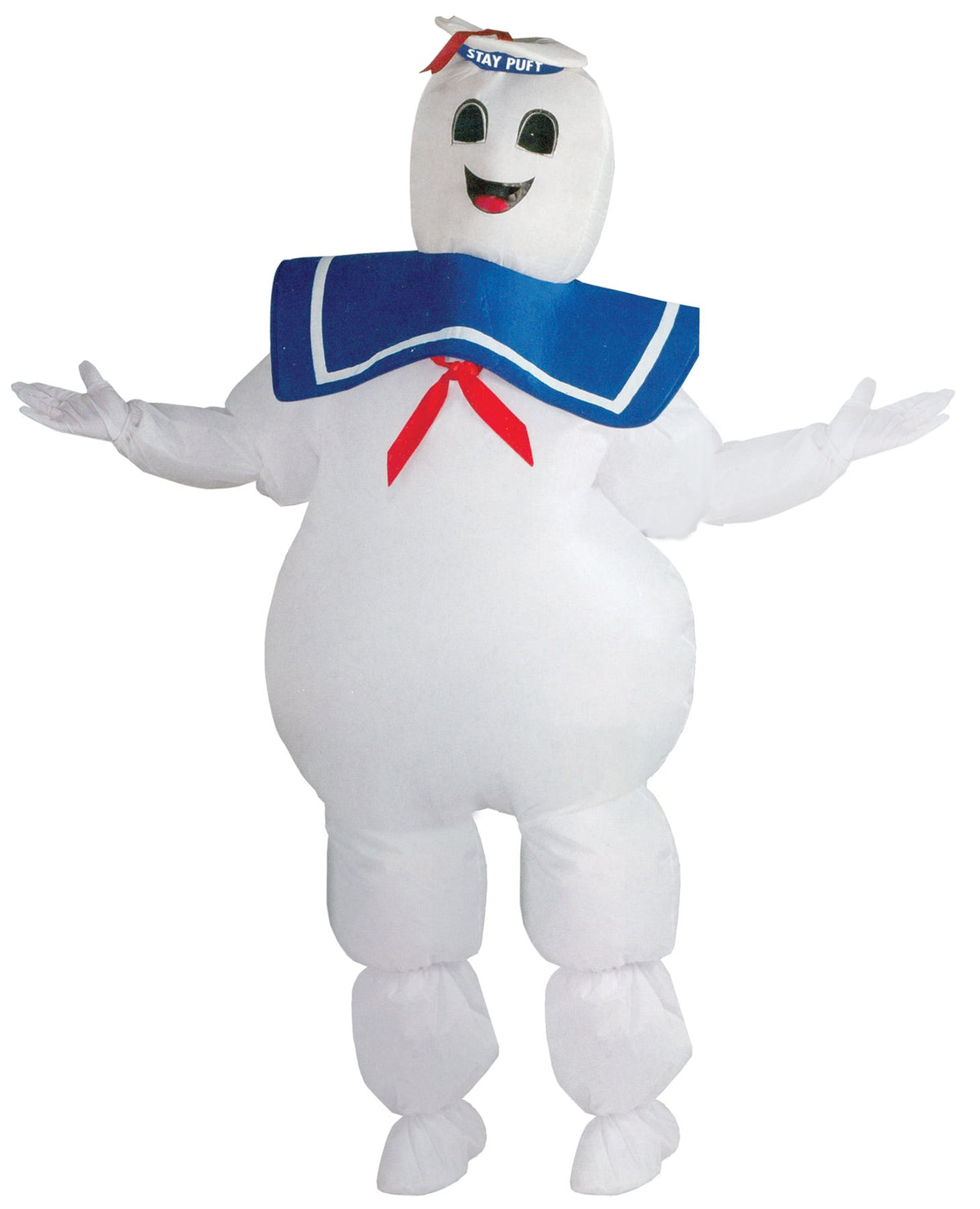 Men's Inflatable Stay Puft Marshmallow Man Costume Halloween Inflatable Decorations - Tophatter Daily Deals