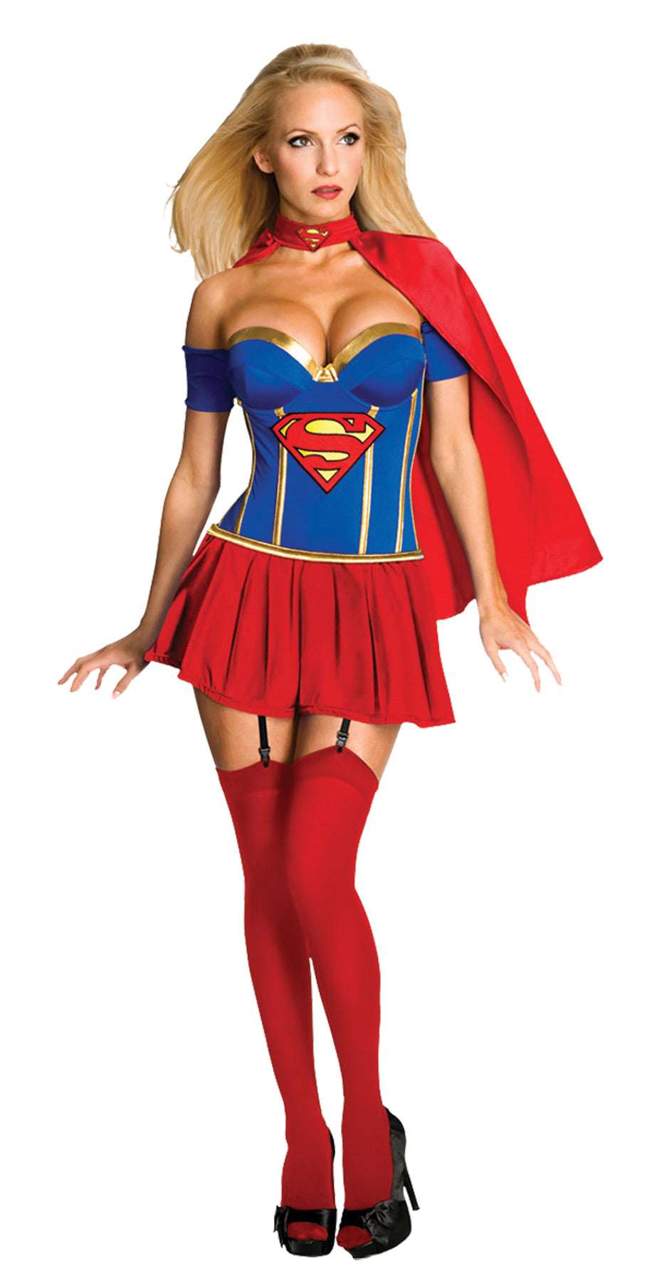 Women's Deluxe Supergirl Corset Costume Womens Halloween Costumes - Tophatter Daily Deals