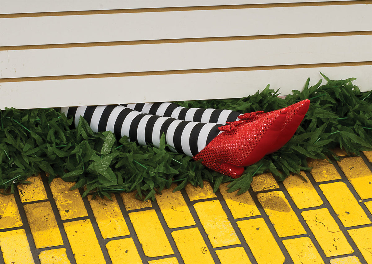 18" Wicked Witch Legs Prop - Wizard of Oz Witch Halloween Costumes - Tophatter Daily Deals