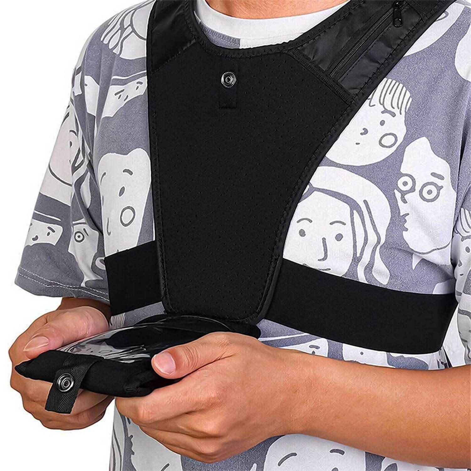 Running Phone Holder – For Running Vest Phone Holder Unisex Sport Waterproof Train Pack Front Shoulder Exercise & Fitness - Tophatter Daily Deals