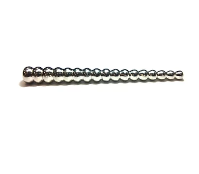 Rouge Stainless Steel Beaded Hollow Urethral Sound 10 Inches > Sex Toys For Men > Sounding Rods - Tophatter Daily Deals