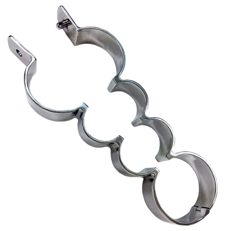 Rouge Stainless Steel Heavy Metal Wrist and Ankle Binder – 15 Inch Restraint > Bondage Gear > Restraints - Tophatter Daily Deals