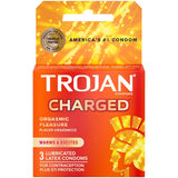 Trojan Intensified Charged Orgasmic Pleasure Condoms - 3 Pack > Essentials > Condoms - Tophatter Daily Deals