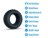 Performance Plus Traction (Black) – Premium Textured Cock Ring > Cock Ring > Single - Tophatter Daily Deals
