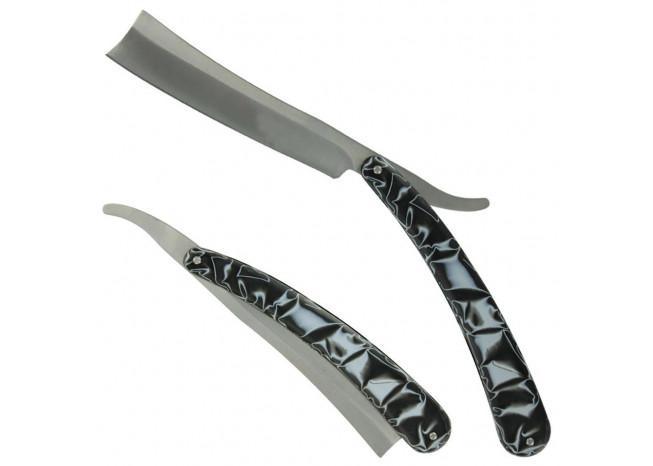 The Ladies Man Straight Razor Black knives - Tophatter Daily Deals