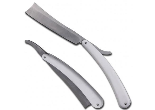 The Ladies Man Straight Razor White knives - Tophatter Daily Deals