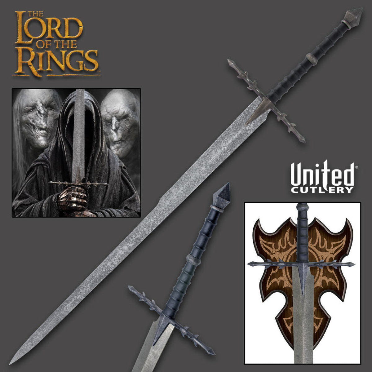Lord Of The Rings - United Cutlery Officially Licensed Ringwraith Sword Sword - Tophatter Daily Deals