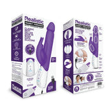 Rabbit Essentials Realistic Rabbit Vibrator Hot Purple with Body-Safe Silicone and Ergonomic Design > Vibrators > Ladies > Rabbit Multi - Tophatter Daily Deals