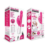 Rabbit Essentials Slim Shaft Rabbit Vibrator – Hot Pink, Body-Safe Silicone, Rechargeable > Vibrators > Ladies > Rabbit Multi - Tophatter Daily Deals