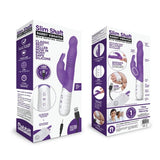 Rabbit Essentials Slim Shaft Rabbit Vibrator Purple Silicone > Vibrators > Ladies > Rabbit Multi - Tophatter Daily Deals