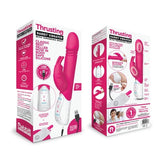 Rabbit Essentials Thrusting Rabbit Vibrator in Hot Pink with Enlarged G-Spot Tip and Charging > Vibrators > Ladies > Rabbit Multi - Tophatter Daily Deals