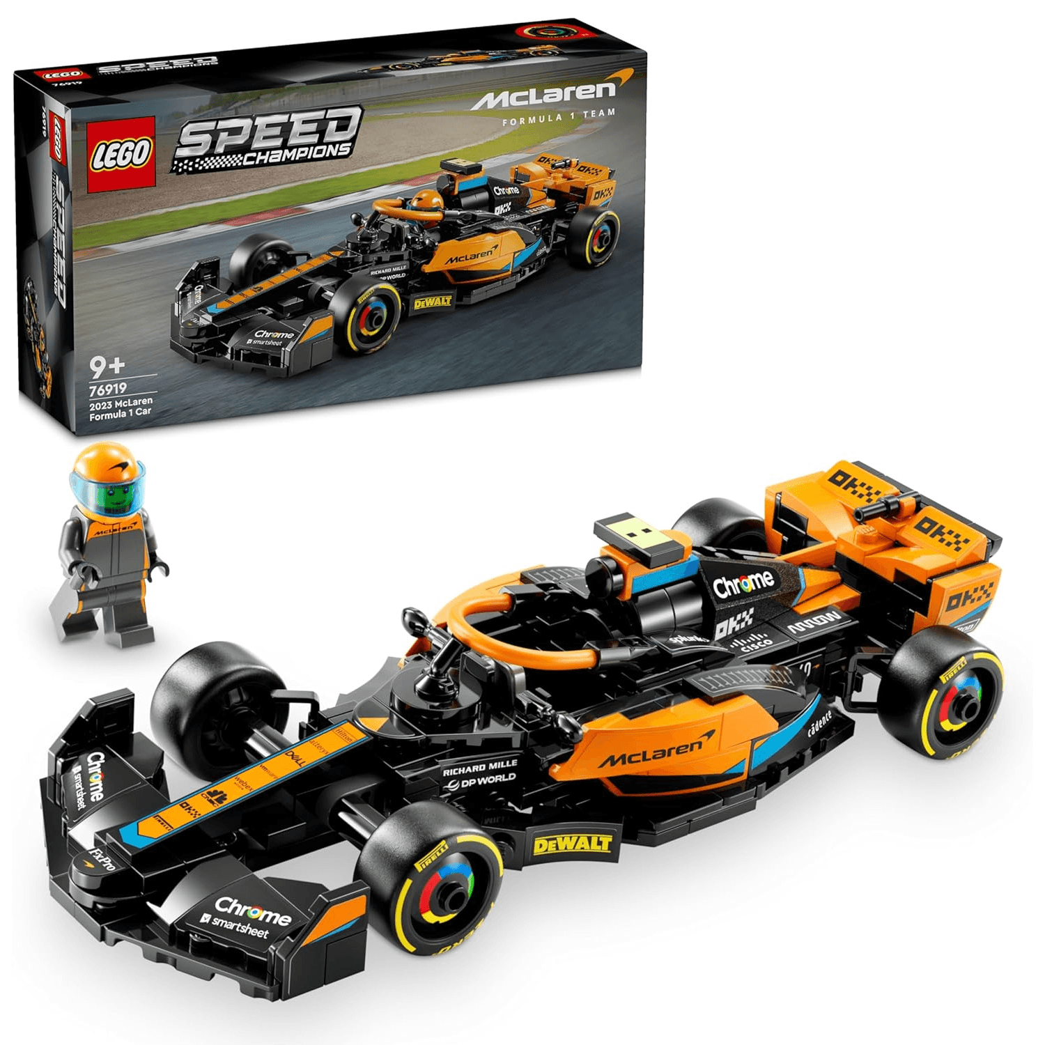 Racing Toy Car - 2023 McLaren Formula Speed Champions 76919 f1 Race Toy car Car Accessories - Tophatter Daily Deals