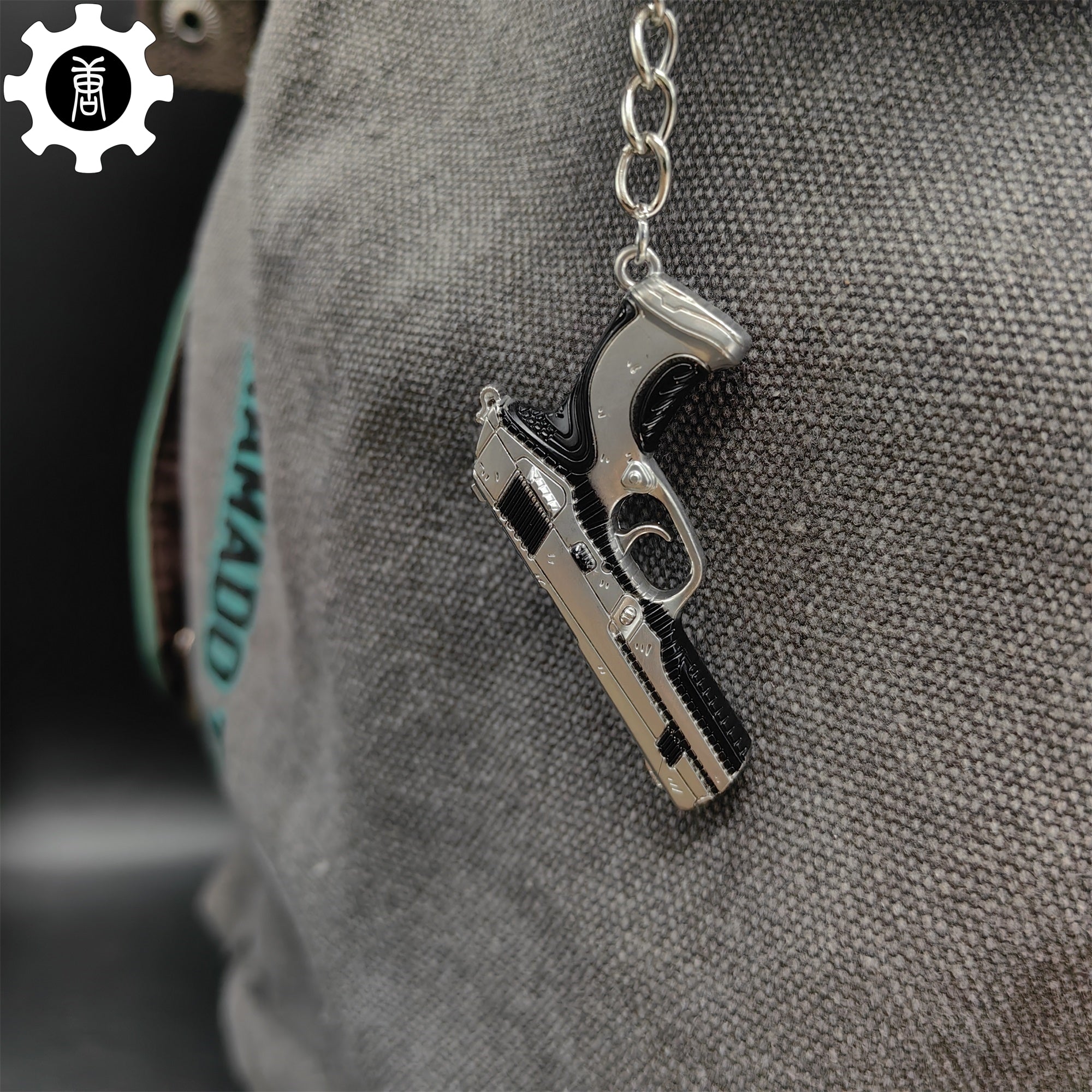 Val Radiant Crisis 001 Classic Gun Keychain Metal Backpack Pendant - Tophatter Daily Deals