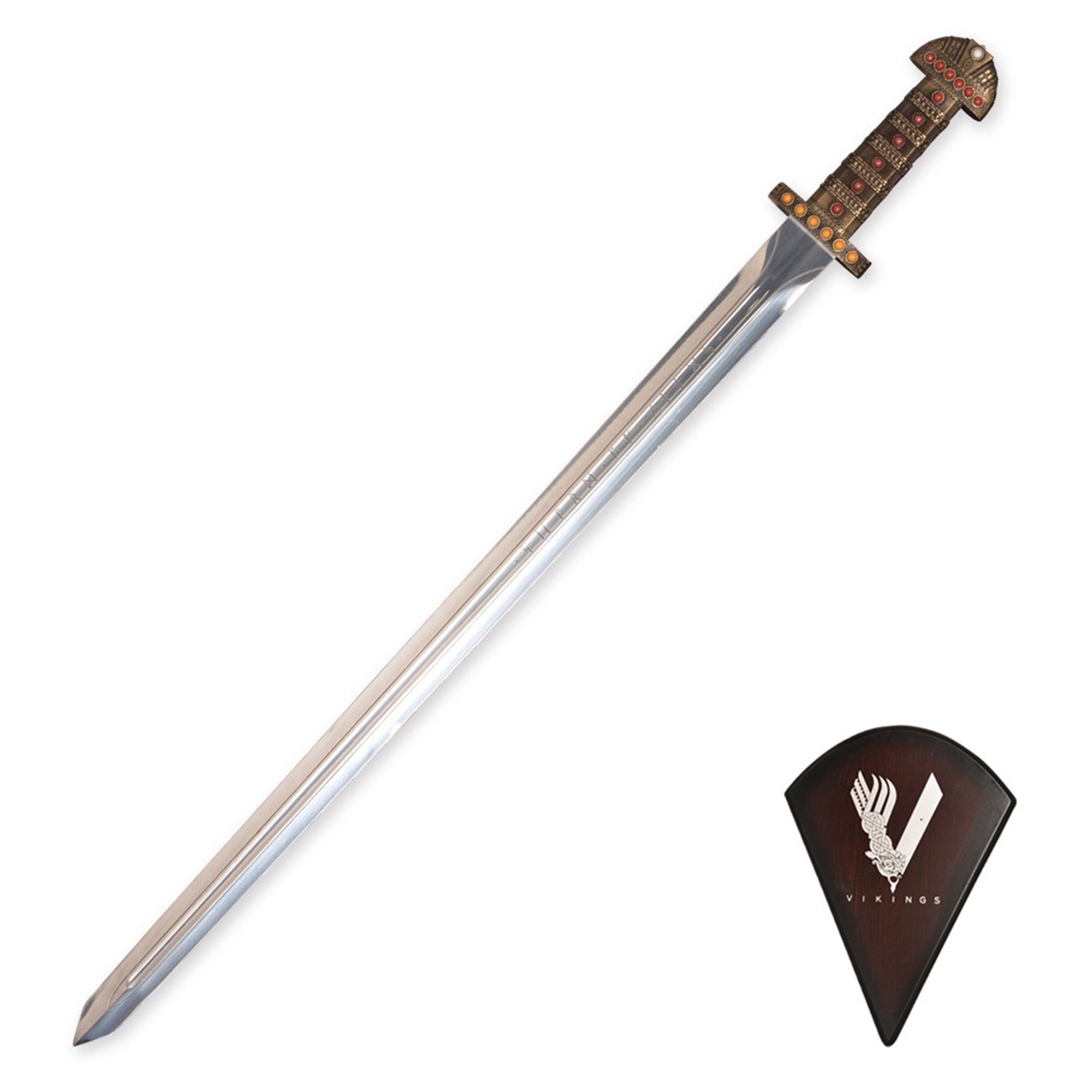 Viking Sword of Ragnar Lothbrok Life-size Metal Replica Sword of Ragnar - Tophatter Daily Deals