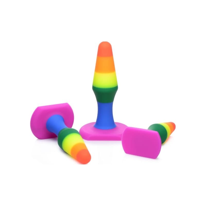 Rainbow Ready Anal Trainer Set for Beginners and Experienced Users > Anal Range > Butt Plug Kits - Tophatter Daily Deals