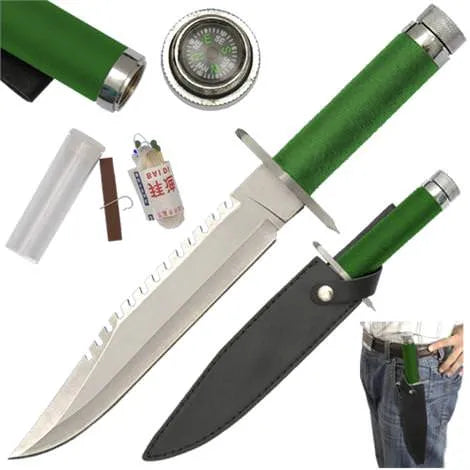 Rambo First Blood Replica Handmade Edition Knife - Tophatter Daily Deals