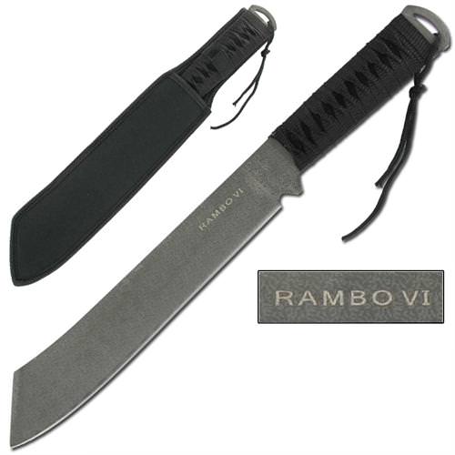 Rambo IV Hunting Knife Machete Collectible Weapons - Tophatter Daily Deals