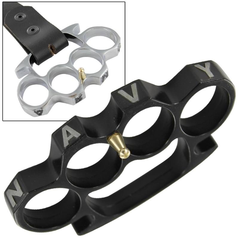 Rampage Navy Yard Knuckle Buckle Black - TOPHATTER'S ARMORY DEALS Collectible Weapons - Tophatter Daily Deals