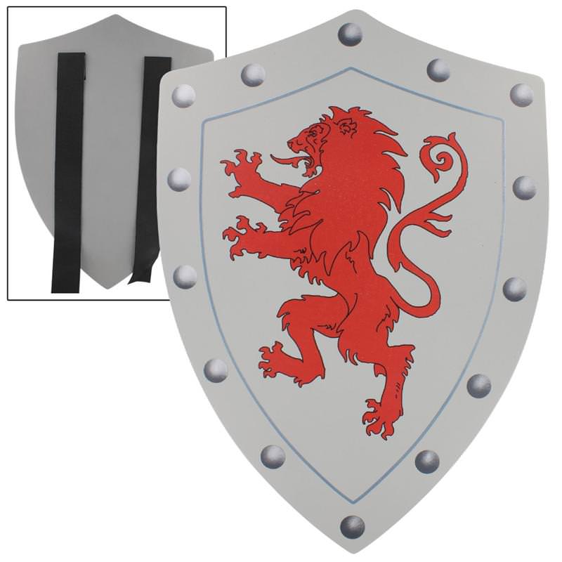 Rampant Lion Valor Medieval Battle Foam Shield - TOPHATTER'S ARMORY DEALS Collectible Weapons - Tophatter Daily Deals