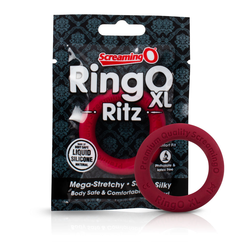 RingO Ritz XL (Black) Cockring > Cock Ring > Single - Tophatter Daily Deals