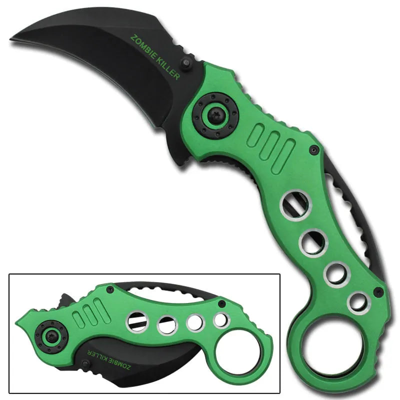 Zombie Killer Spring Assist - Karambit Tactical Knife - Tophatter Daily Deals