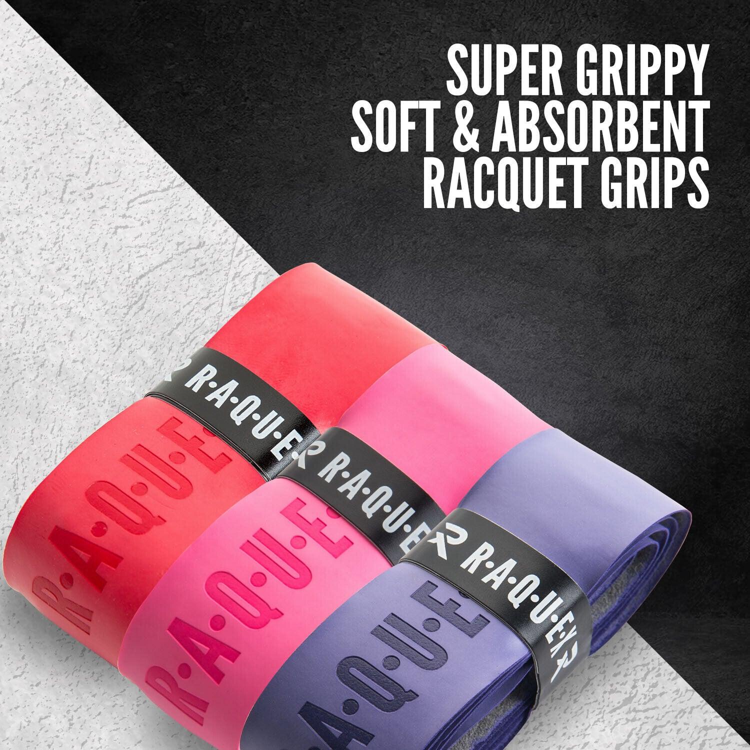 Tennis Rackets Grips - Raquex Replacement Racquet Grip Tape Handle Anti Slip Tennis Squash Badminton Sports & Outdoor - Tophatter Daily Deals