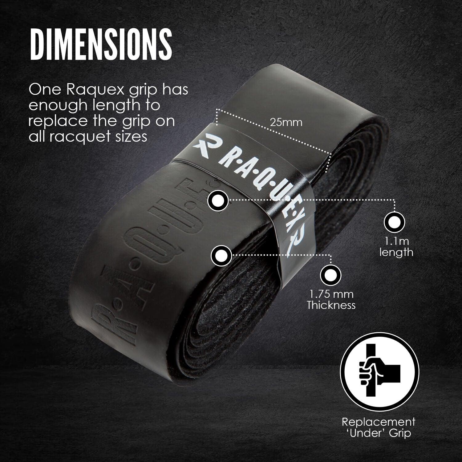 Tennis Rackets Grips - Raquex Replacement Racquet Grip Tape Handle Anti Slip Tennis Squash Badminton Sports & Outdoor - Tophatter Daily Deals