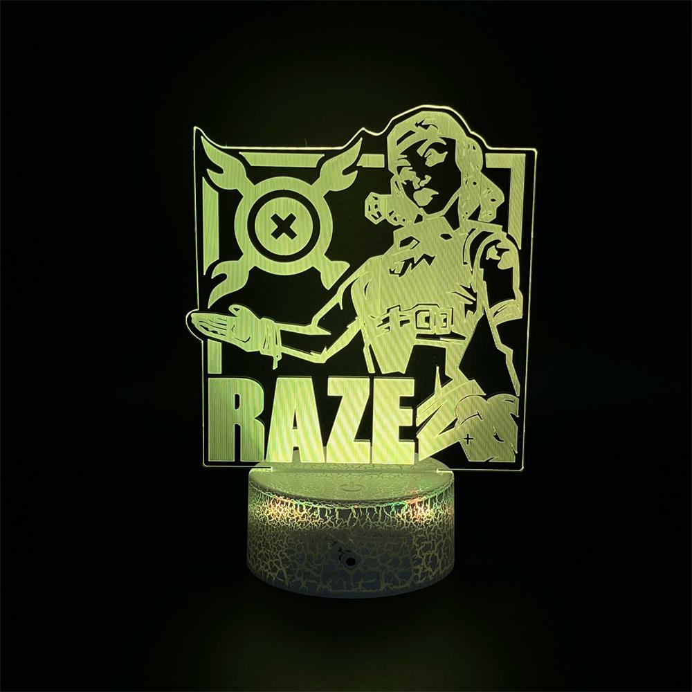 Customized Val Characters 3D Night Lamp - Tophatter Daily Deals