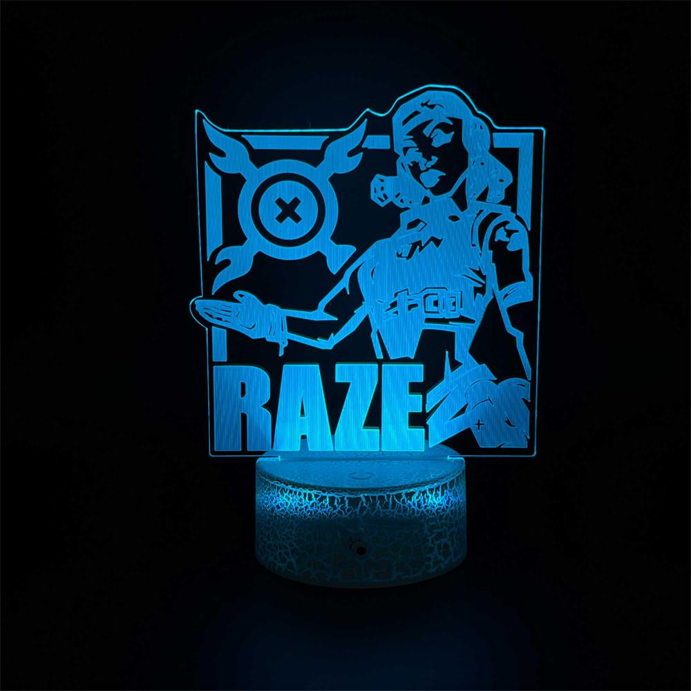 Customized Val Characters 3D Night Lamp - Tophatter Daily Deals