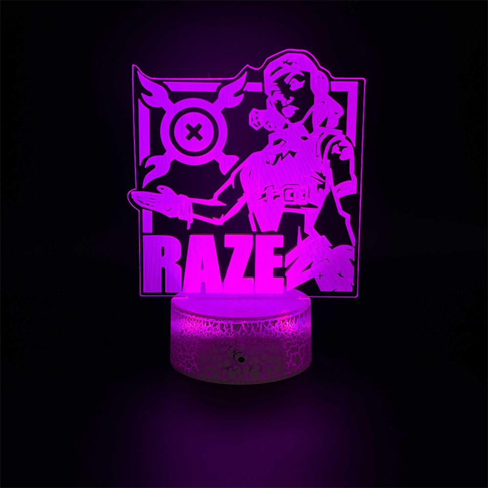Customized Val Characters 3D Night Lamp - Tophatter Daily Deals