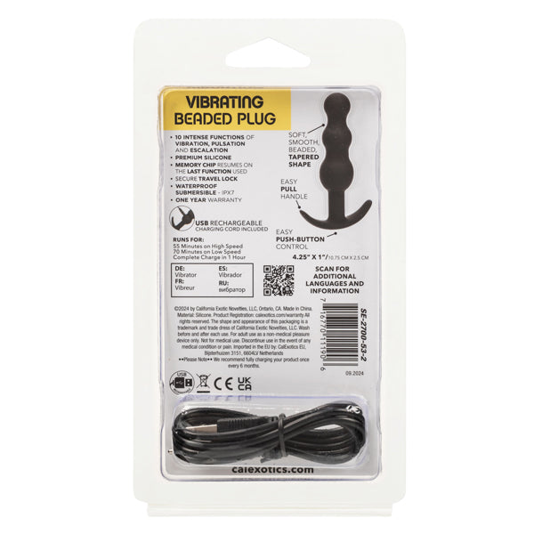 Boundless Vibrating X5 Beaded Curve Plug > Anal Range > Butt Plugs - Tophatter Daily Deals