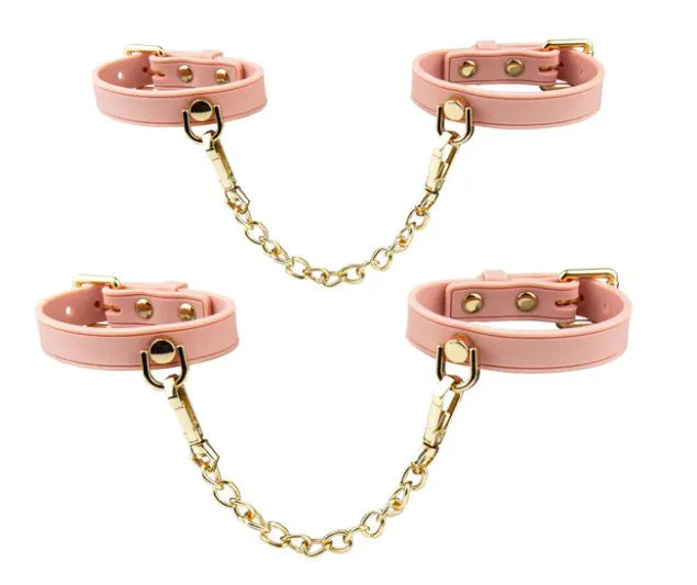 Temptasia Ardor Wrist and Ankle Restraints – Body-Safe Silicone Restraint Set > Bondage Gear > Restraints - Tophatter Daily Deals