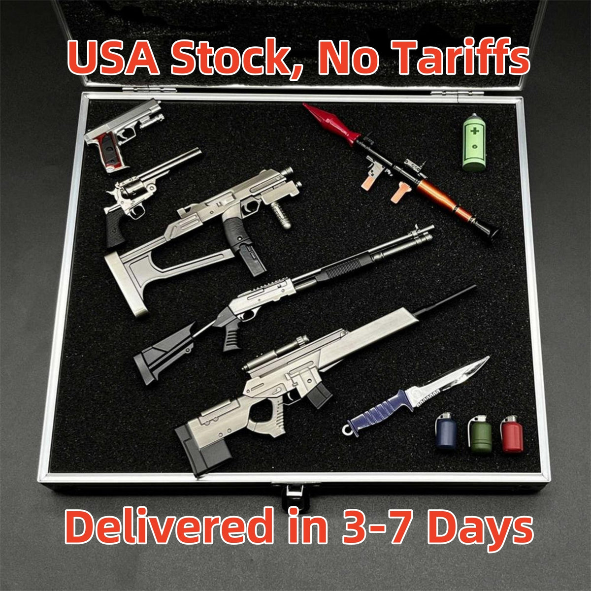 Re4 Weapon Case Leon S Kennedy Metal Mini Weapon USA Only - Tophatter Daily Deals