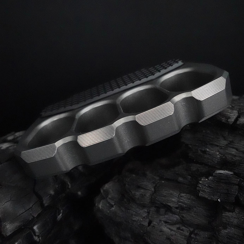 Real EDC Self Defense Brass Knuckles 304 Stainless Steel Brass Knuckles - Tophatter Daily Deals