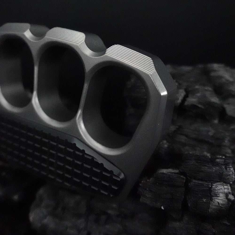 Real EDC Self Defense Brass Knuckles 304 Stainless Steel Brass Knuckles - Tophatter Daily Deals