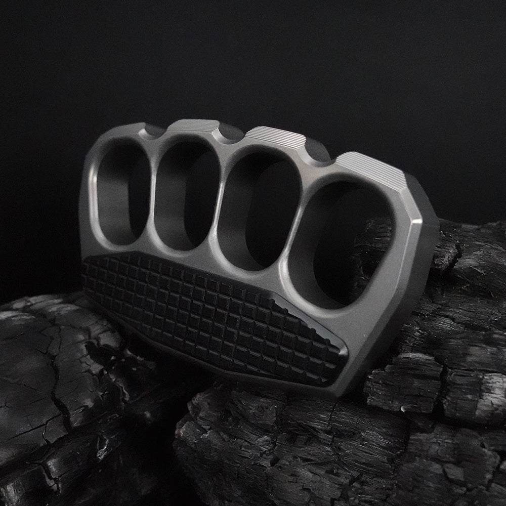 Real EDC Self Defense Brass Knuckles 304 Stainless Steel Brass Knuckles - Tophatter Daily Deals