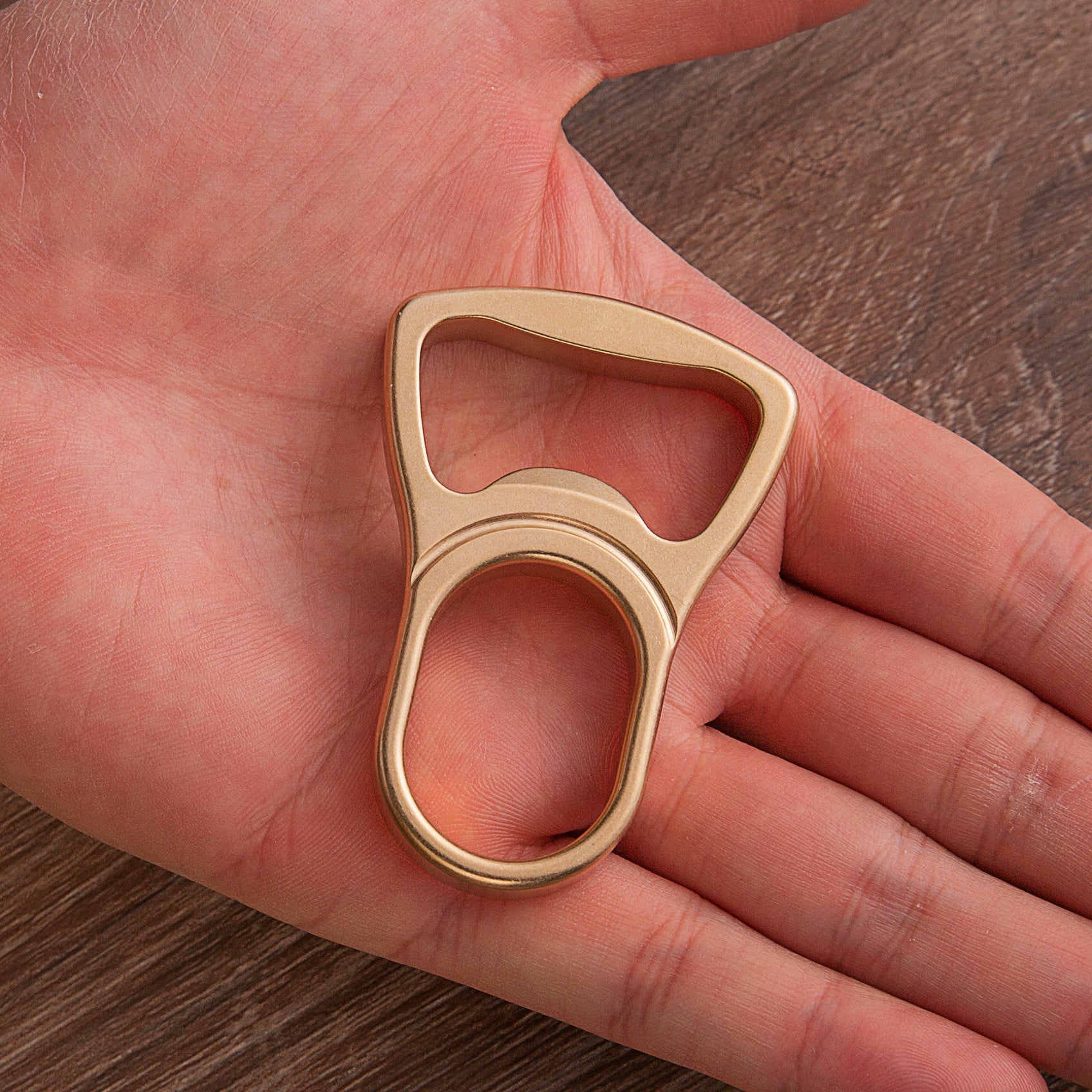 2025 New Thor Full Brass Real Single Ring Brass Knuckles Bottle Opener Brass Knuckles - Tophatter Daily Deals