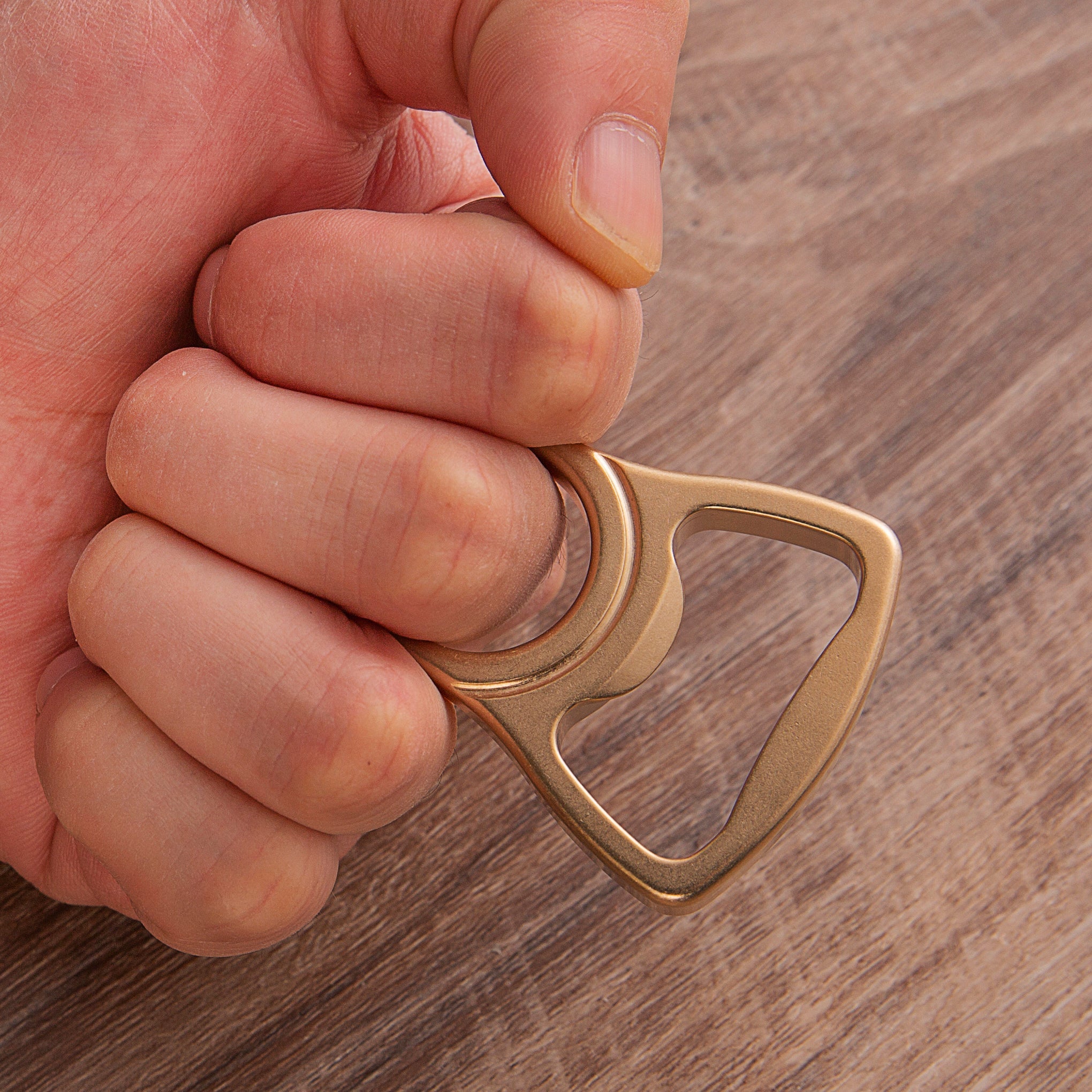 2025 New Thor Full Brass Real Single Ring Brass Knuckles Bottle Opener Brass Knuckles - Tophatter Daily Deals