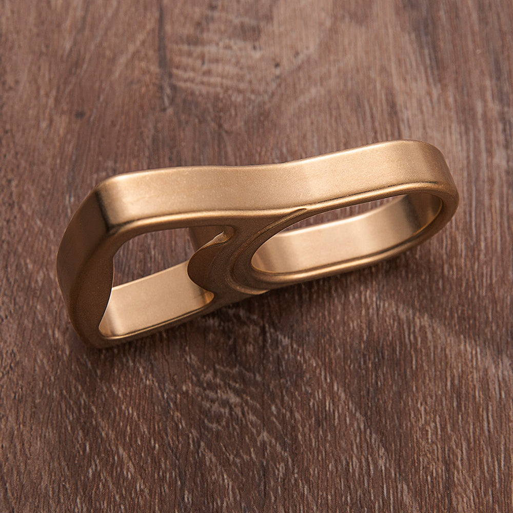 2025 New Thor Full Brass Real Single Ring Brass Knuckles Bottle Opener Brass Knuckles - Tophatter Daily Deals