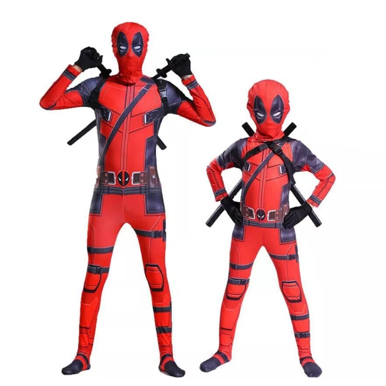 Real Deadpool Costume - Deadpool Costume Cosplay Kids Bodysuit Boy Children's Day Fancy Dress Party Halloween Xmas Halloween & Franchise - Tophatter Daily Deals