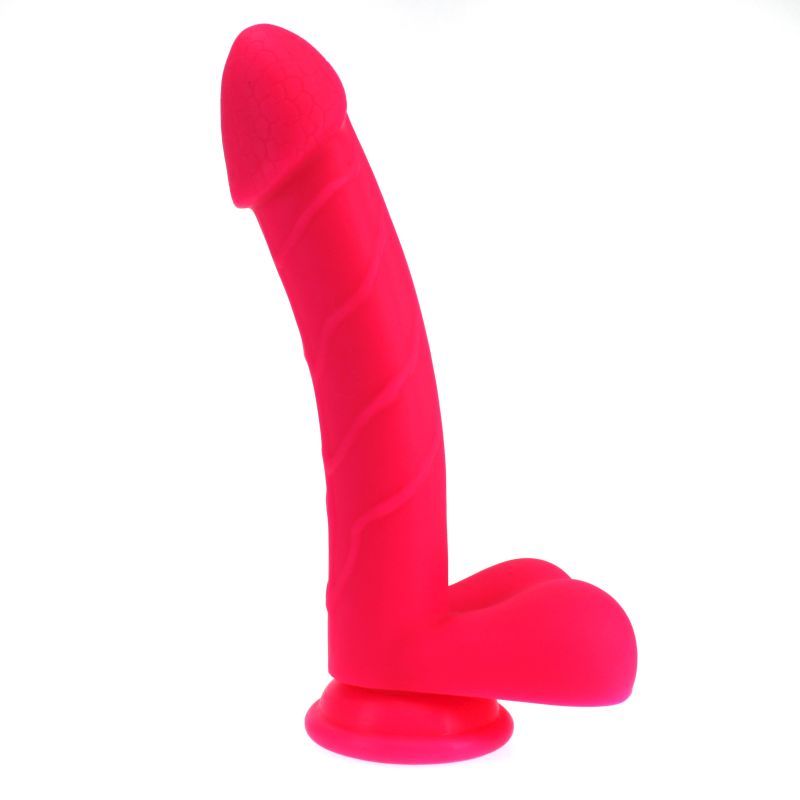 Realistic Pink Dildo with Balls 19cm Insertable Length > Dildos > Realistic Dildos - Tophatter Daily Deals
