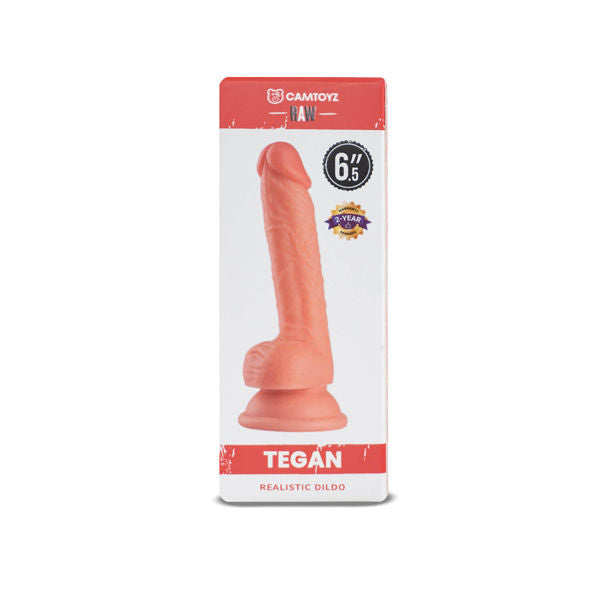 Realistic Raw Tegan 6" Dildo Light Skin Tone > Dildos > Realistic Dildos - Tophatter Daily Deals